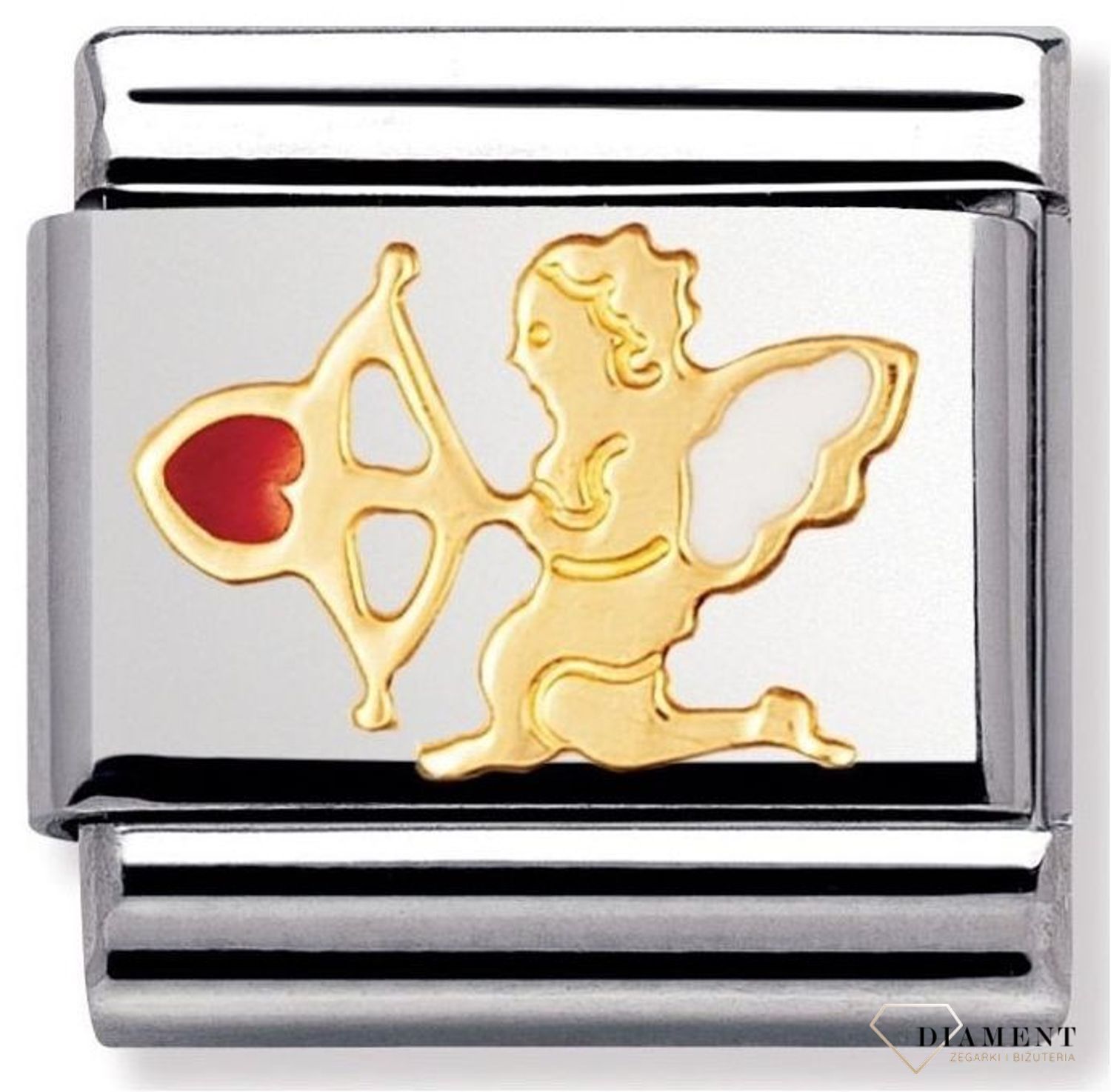 Nomination - Link 18K zawieszka złoto 'Amor' 030207 30 biżuteria nomination nomination zawieszki nomination baza.jpg